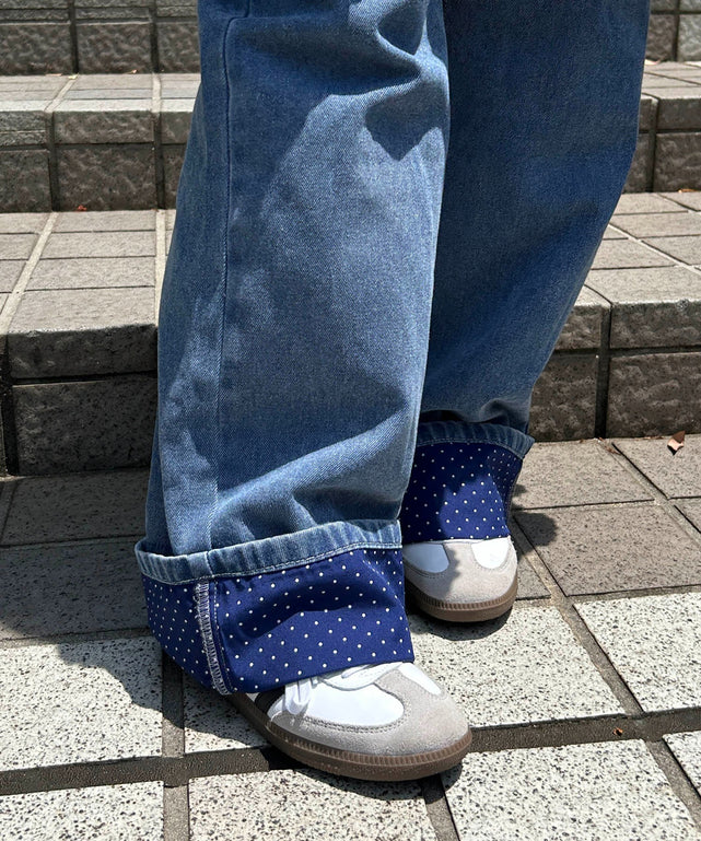 デニム モデル：157㎝ F着用