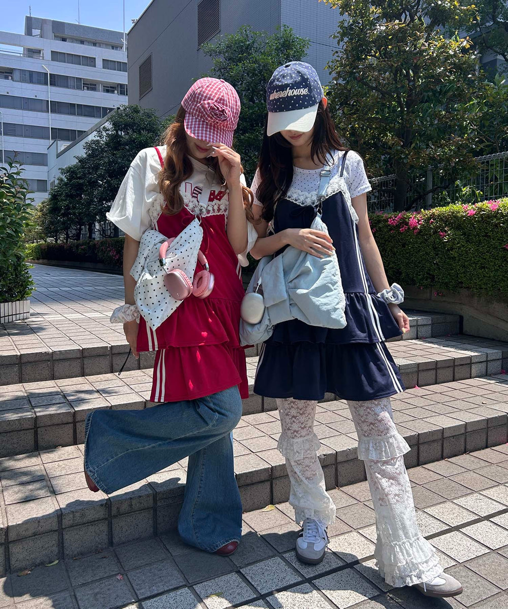 2ラインティアードキャミワンピース