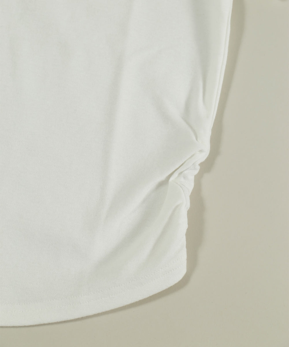 アソートボタンパッチワークロゴTシャツ