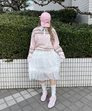 ピンク モデル：160㎝ F着用