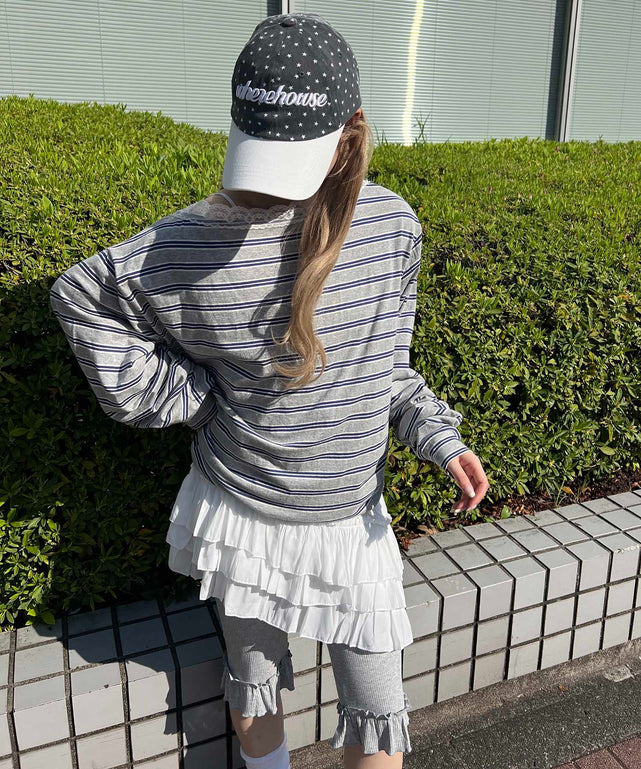 ホワイト モデル：160㎝ F着用