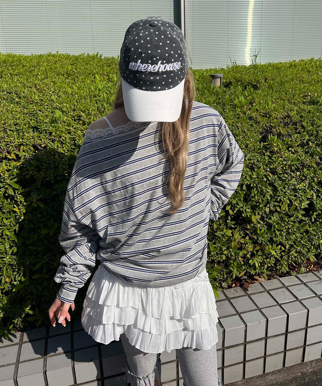 ホワイト モデル：160㎝ F着用