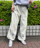 スターパッチタックワイドパンツ/ホワイトアイボリー モデル：160㎝ F着用
