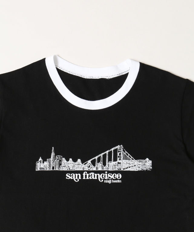 プリントリンガーTシャツ