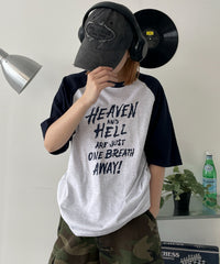 HEAVENHELLラグランT