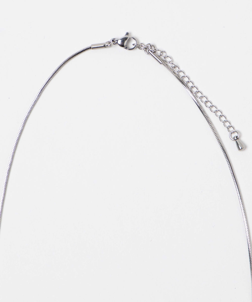 ステンレスシンプルチェーンネックレス40㎝