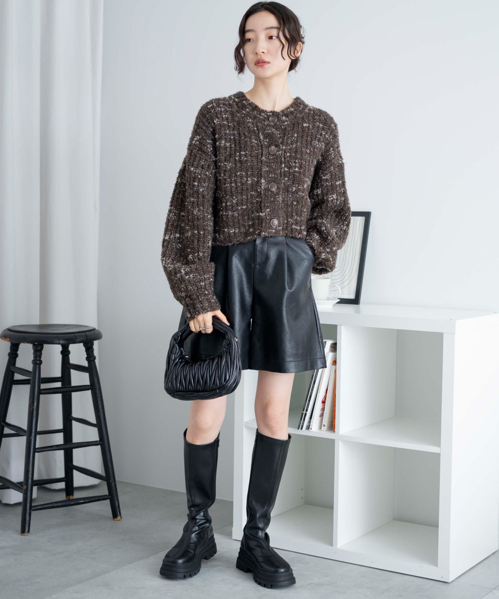 ブラウン　モデル:163cm F着用