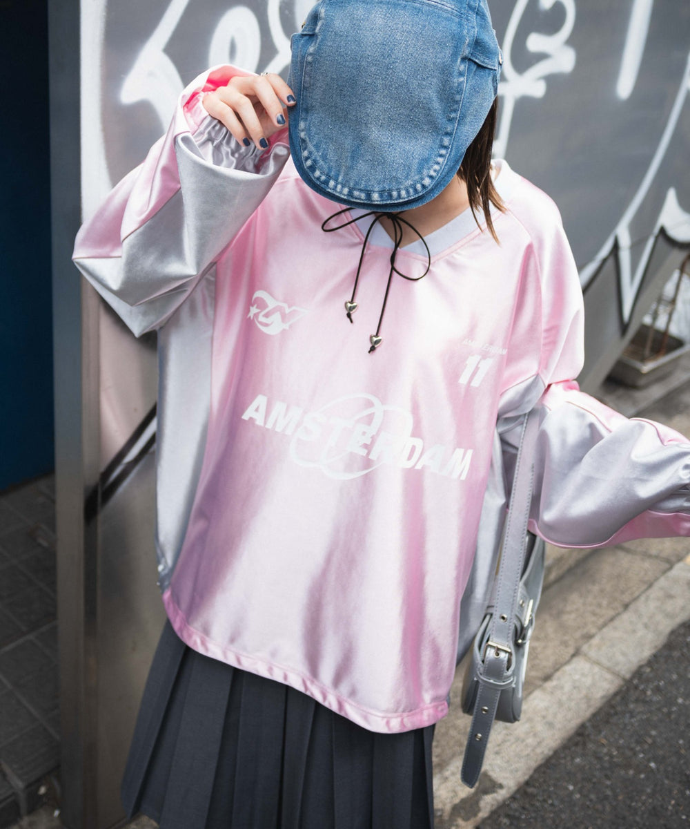 ピンク　モデル:155cm F着用