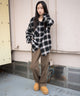 ベージュ モデル：161cm S着用