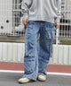デニム中濃加工 モデル：180cm L着用