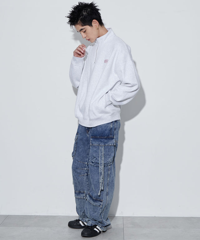 アッシュグレー 　モデル:180cm L着用