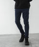 スキニーパンツ/ネイビー モデル：175cm M着用