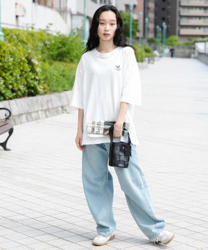 ホワイト モデル：161cm L着用