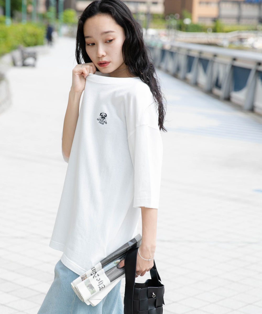 ホワイト モデル：161cm L着用