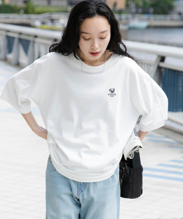 ホワイト モデル：161cm L着用