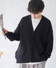 オーバーフィットカーディガン/ブラック モデル：175cm L着用