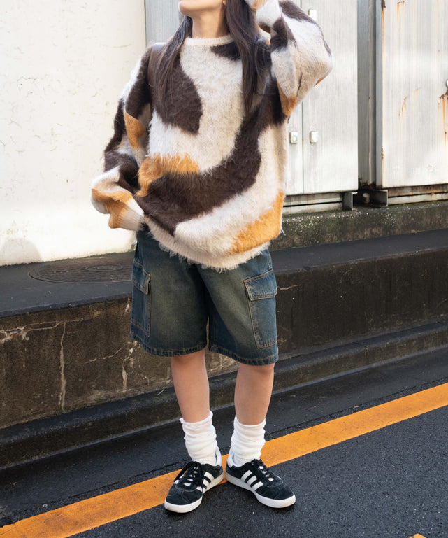 ブラウン モデル：155cm F着用