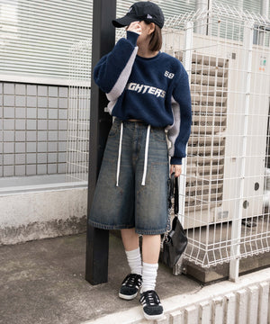 ネイビー モデル:155cm F着用