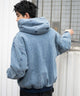 デニム淡色 モデル：180cm L着用
