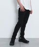 デニムスキニーパンツ/ブラック　モデル：175cm M着用