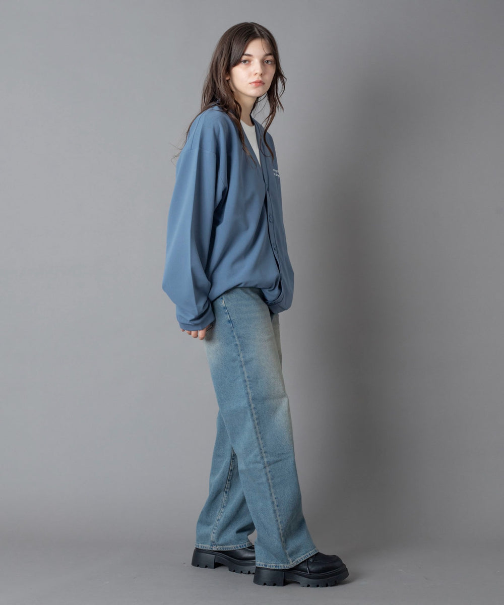 デニム中濃 モデル：162cm M着用