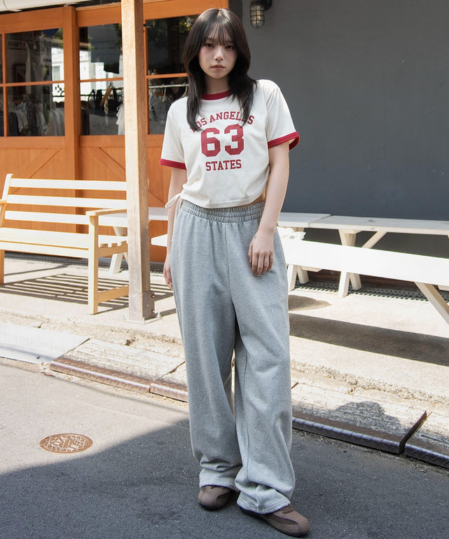 杢グレー　モデル：159cm M着用
