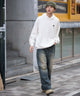 ホワイト モデル：175cm L着用