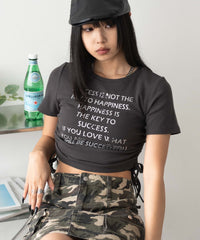 グラフィックサイドドロストリブちびT