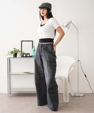 ホワイト モデル：160cm F着用