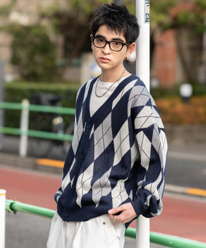 ネイビー　モデル：180㎝　L着用