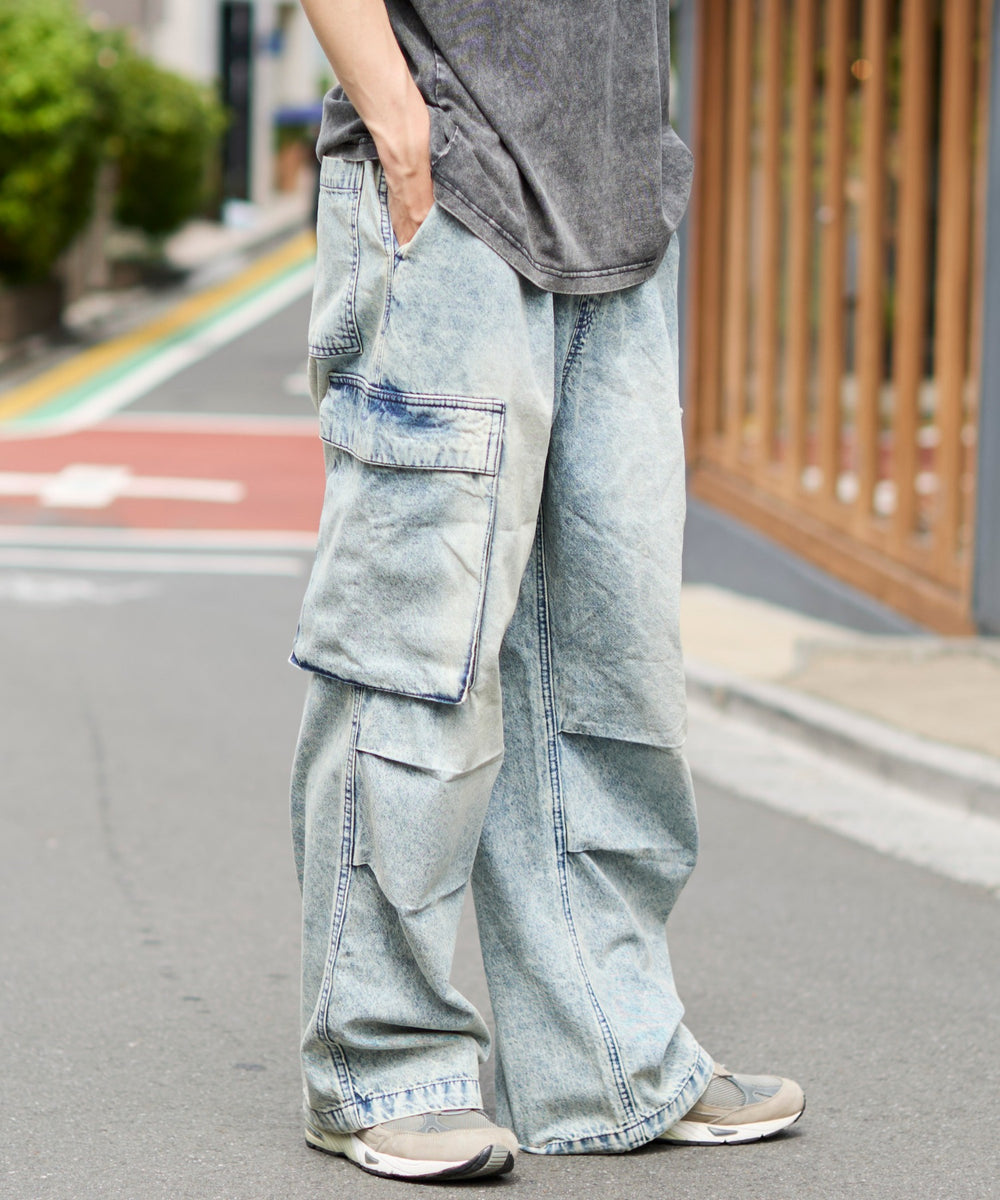 デニム淡 モデル：180cm L着用