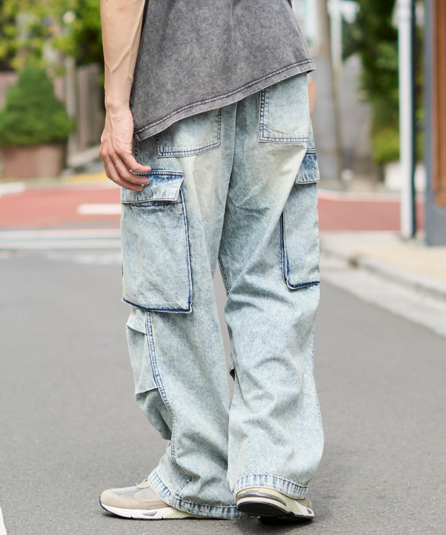 デニム淡 モデル：180cm L着用