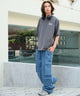 デニム淡加工 モデル：175cm L着用