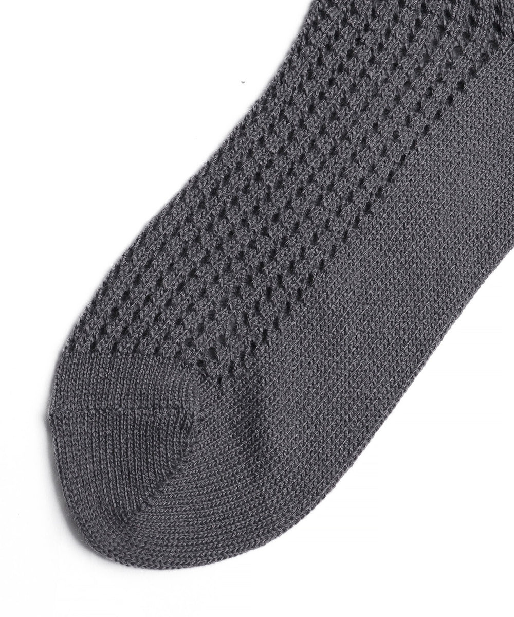 レースアップリボンソックス(23-25cm)