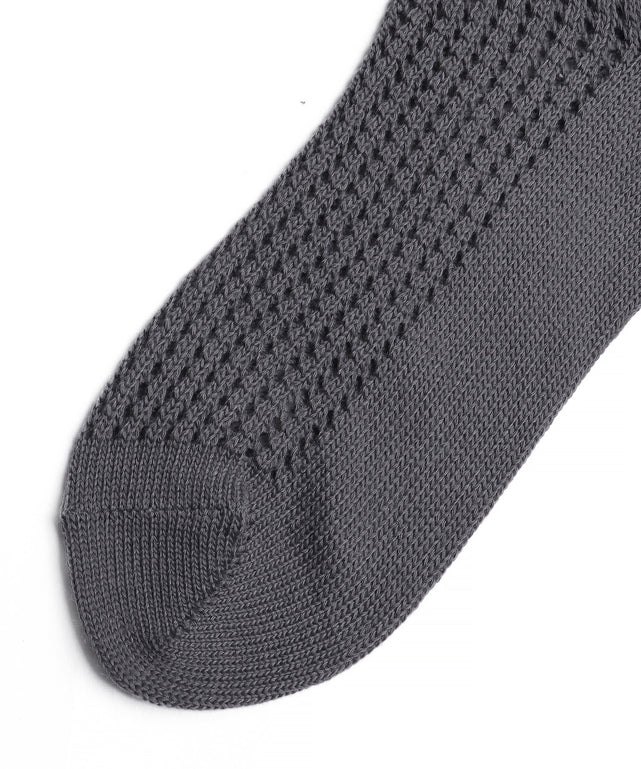 レースアップリボンソックス(23-25cm)