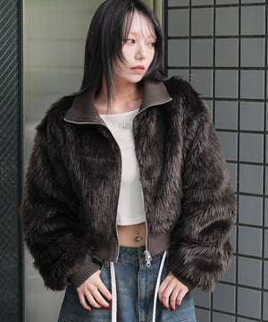 Dブラウン モデル：159cm F着用