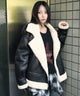 ブラック　モデル：159cm F着用