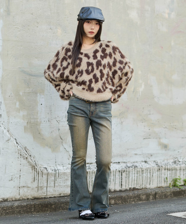 ベージュ　モデル：159cm F着用