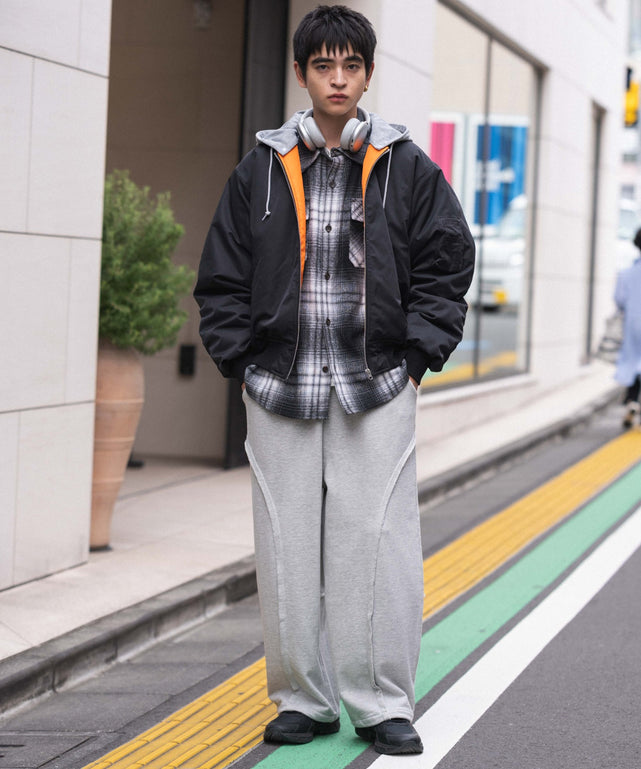 ブラック モデル：180cm L着用