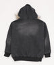 デニムキルトファーフードブルゾン