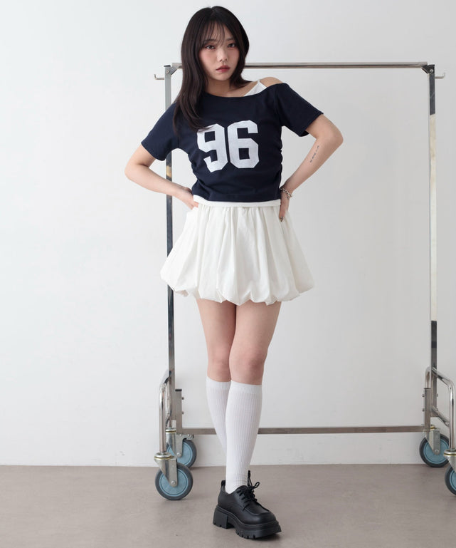 ホワイト　モデル：159cm F着用