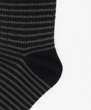 細ボーダーソックス（HA）(25-27cm)