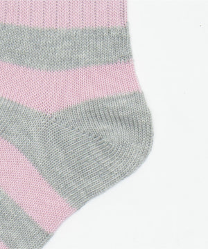 ワイドボーダーソックス(23-25cm)