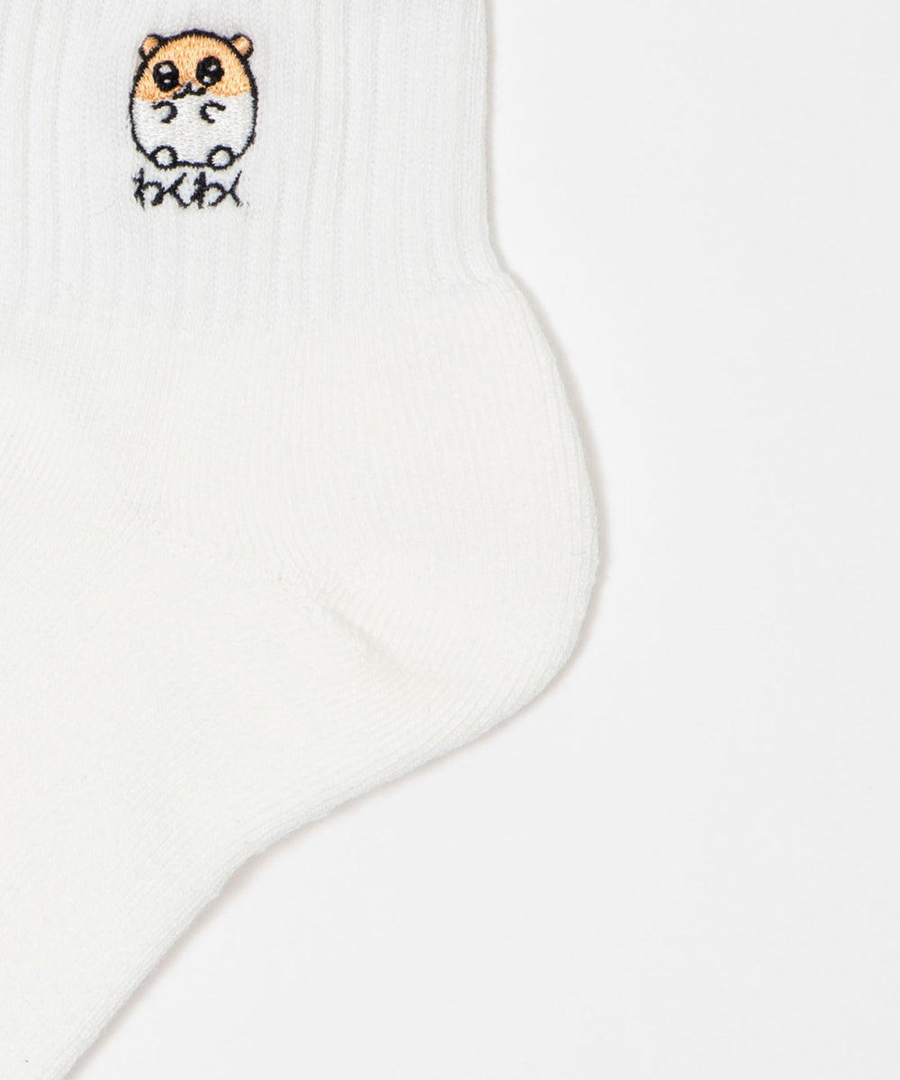 キラキラおめめアンクルパイルソックス(23-25cm)