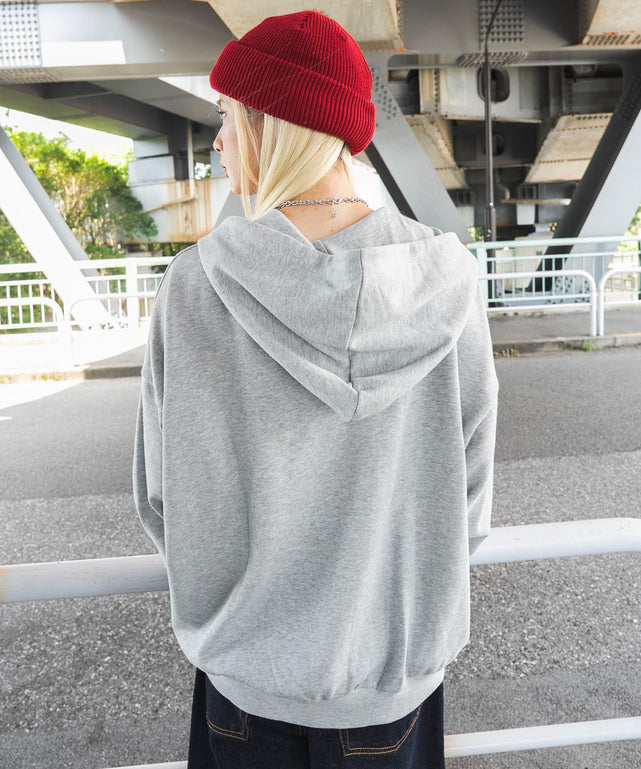 杢グレー　モデル：166cm F着用