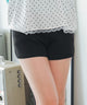 ニットマイクロショートパンツ/ブラック　モデル：166cm F着用