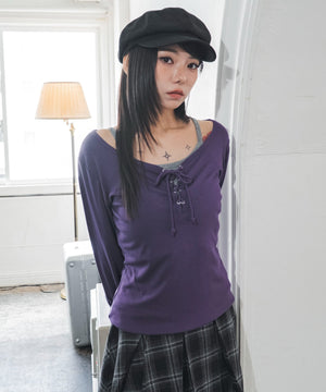 パープル　モデル：159cm F着用