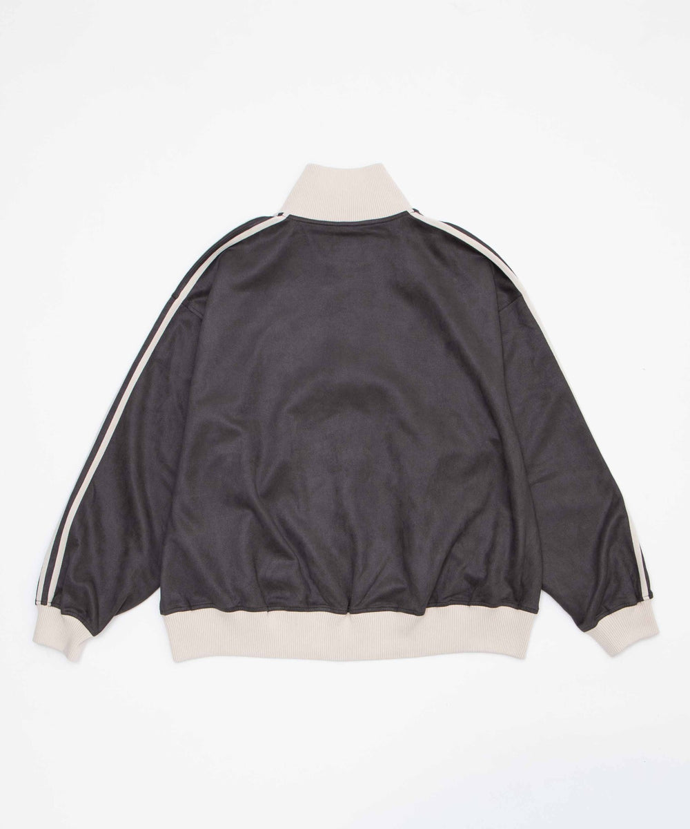 スエードポンチトラックジャケット