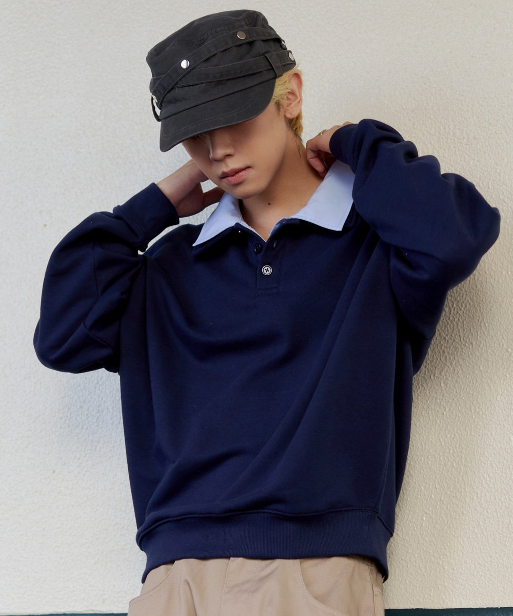ネイビー モデル：175cm L着用