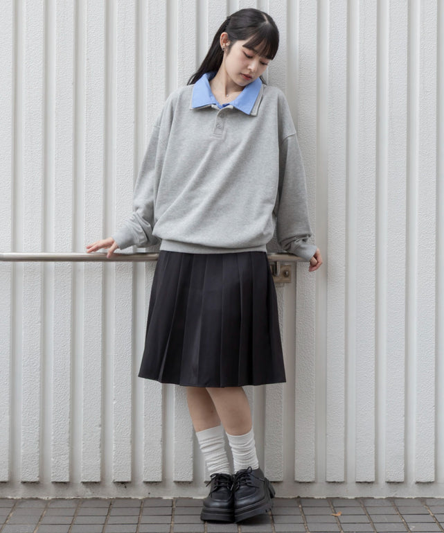 杢グレー　モデル：161cm L着用